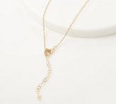 14K gold-plated Sterling Silver Diamond Cut Lace Bead 18" Necklace by Silver Style